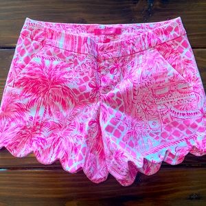 Lilly Pulitzer Scalloped Shorts